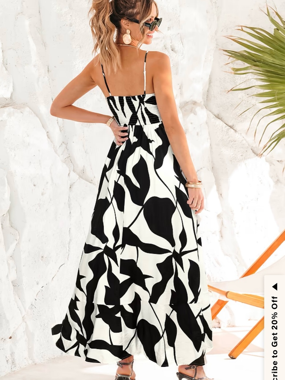 Cup She Polished Retreat Tropical Maxi Dress NWT - Picture 2 of 4